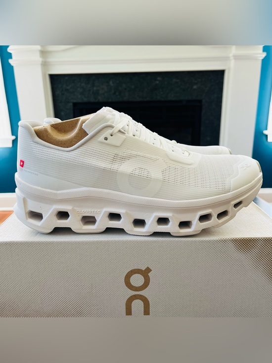 On Running Shoes - On Running Cloudmonster Void All White Women's Running Shoes 3WG10811200